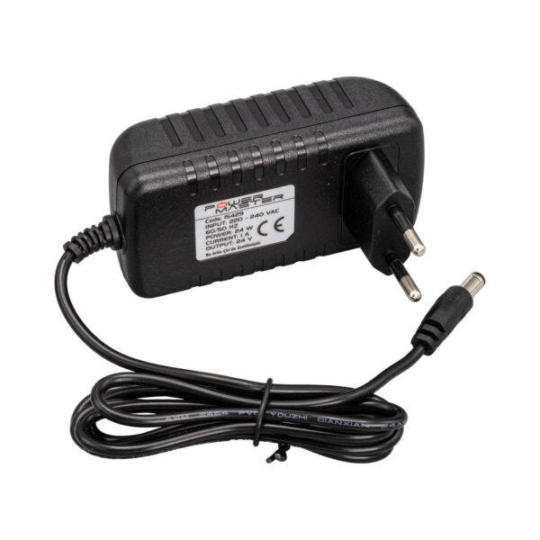 PM-15429 24 VOLT - 1 AMPER 5.5*2.5 MM UÇLU PRİZ TİPİ PLASTİK KASA ADAPTÖR - Görsel 3