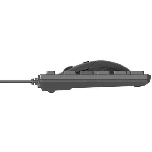CM102 USB KABLOLU SİYAH Q KLAVYE  MOUSE SET - Görsel 2