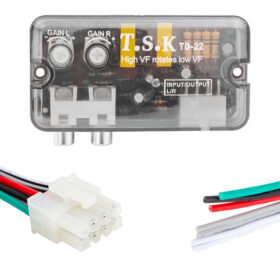MV-15911 AYARLI OTO DECK ANFİ ÇEVİRİCİ (2-4 KANAL ANFI BAGLANABILIR) ANFİ DÖNÜŞTÜRÜCÜ