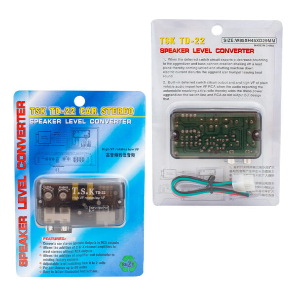 MV-15911 AYARLI OTO DECK ANFİ ÇEVİRİCİ (2-4 KANAL ANFI BAGLANABILIR) ANFİ DÖNÜŞTÜRÜCÜ - Görsel 3