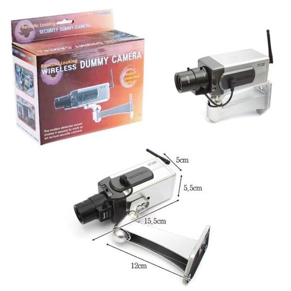 PM-1400A SENSÖRLÜ HAREKETLİ PİLLİ MAKET KAMERA - Görsel 4