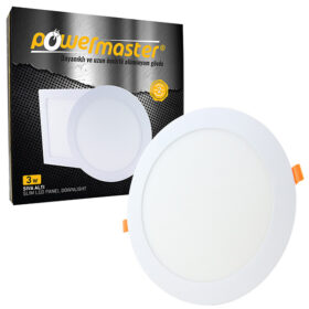 3 WATT 3000K 70 MM SIVA ALTI GÜNIŞIĞI YUVARLAK SLIM LED-ECO SPOT PANEL