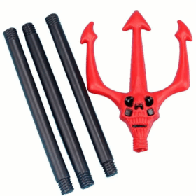 Kırmızı Renk Halloween Cadılar Bayramı Çatal 107 cm