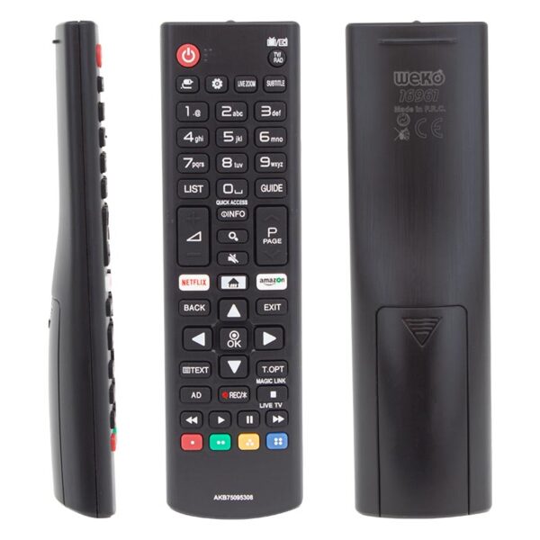 KL LG NETFLIX-AMAZON TUŞLU LCD LED TV KUMANDA (AKB75095308CAS65BN708) (40168=16961)