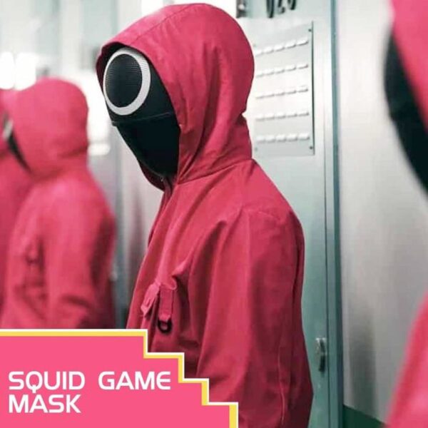 Orjinal Squid Game Maskesi Kalamar Oyun Maskesi Yuvarlak İthal Ürün - Görsel 5