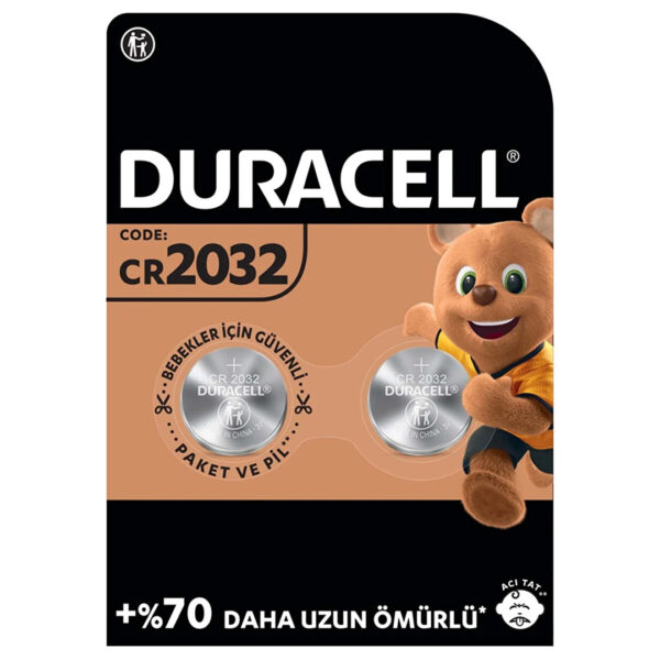 CR2032 LİTYUM DÜĞME PİL (2Lİ PAKET FİYATI) - Görsel 2