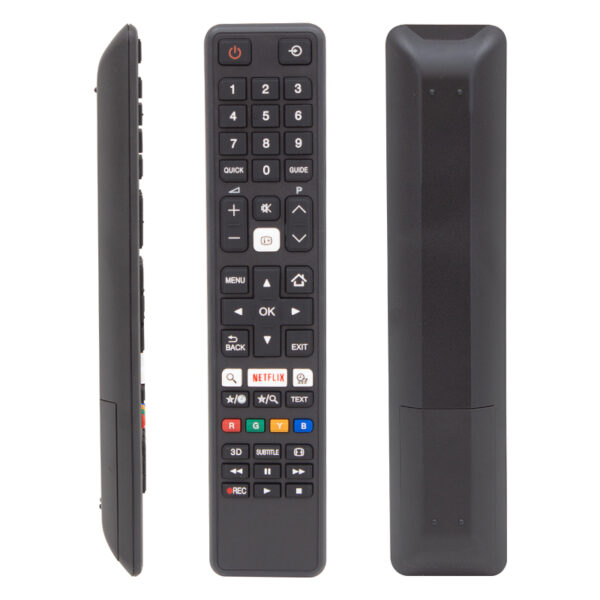 KL TOSHIBA CT-8053 NETFLIX TUŞLU SİYAH LCD LED TV KUMANDA