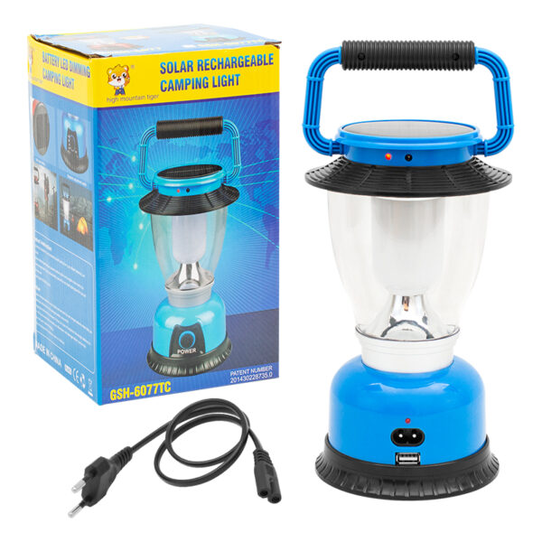 GSH-6077TC ŞARJ EDİLEBİLİR LEDLİ KAMP LAMBASI - Görsel 3