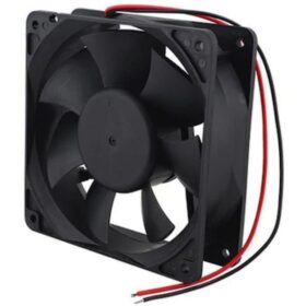 12038HS 120X120X38 MM 12X12 CM 12 VOLT - 0.25 AMPER 2 KABLOLU SOKETLİ PLASTİK KASA FAN