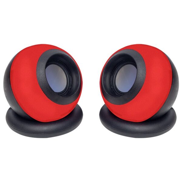 D-08L 1+1 USB MİNİ OVAL HOPARLÖR - SPEAKER (2*3 WATT - 4 OHM) - Görsel 2