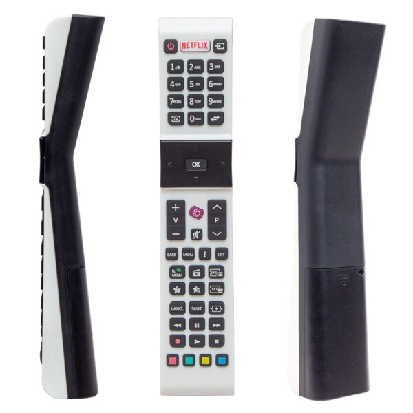 KL PROFİLO RCA49130 JVC-VESTEL-SANYO NETFLIX TUŞLU BEYAZ YAZISIZ LCD LED TV KUMANDA