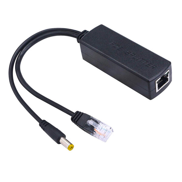 PD48V IP KAMERA POE KABLOSU AKTİF POE ENJEKTÖR SPLITTER (IN:DC48V-57V OUT IEEE802.3AF-AT MAX:12V2A)