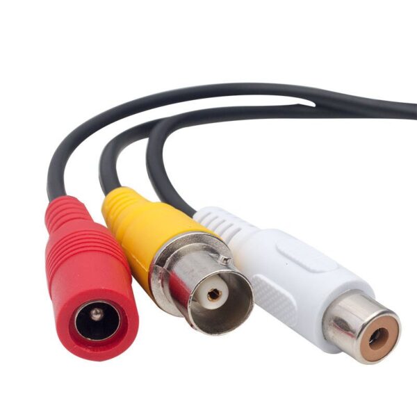 HL-19309 3.6 MM 800 TVL 1/4 SENSÖR SES ÇIKIŞLI YUVARLAK TİP MİNİ KAMERA - Görsel 3