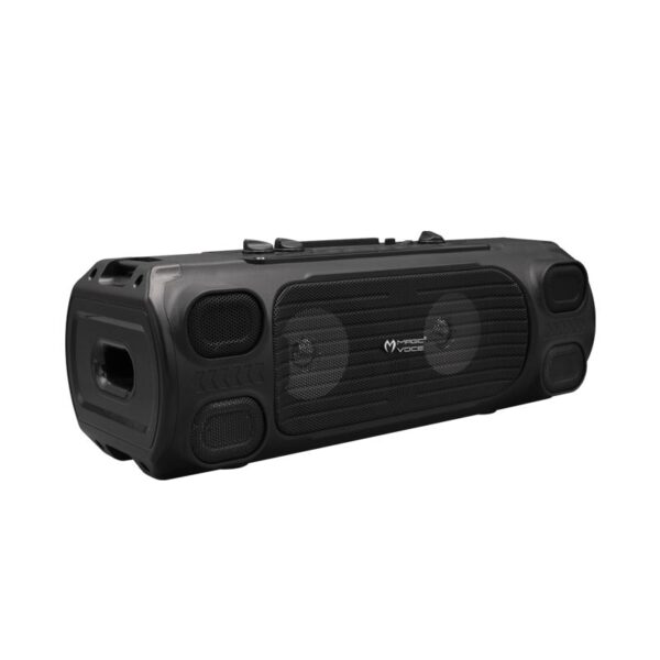MV-7001 VHF EL MİK USB+SD+BT+UK 40 WATT IŞIKLI ŞARJLI SEYYAR ANFİ - Görsel 3