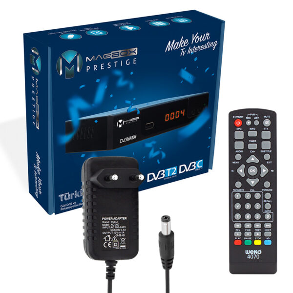 DVB-T2/C FULL HD YOUTUBELU MİNİ KARASAL UYDU ALICISI (HDMI+SCART) - Görsel 3