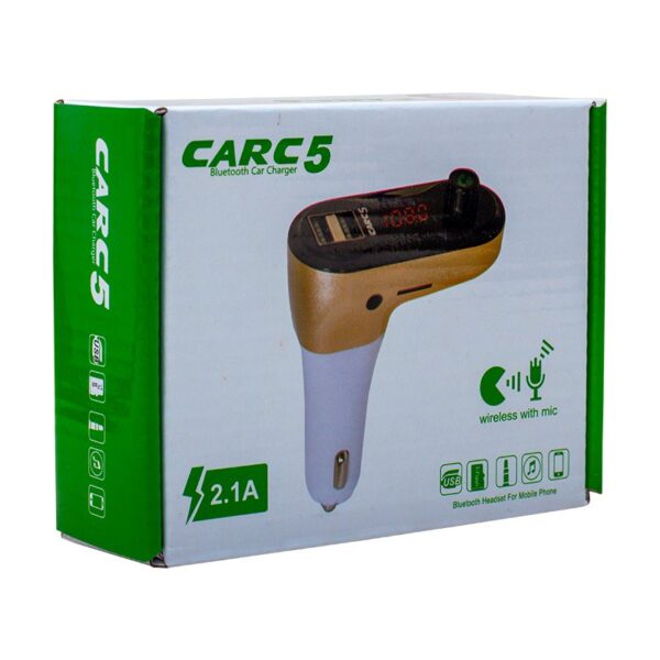 HL-19685 CARC5 HANDSFREE ÇİFT USB/SD/BLUETOOTH 12-24 VOLT FM TRANSMITTER - Görsel 3