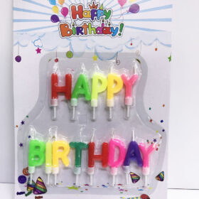 Happy Birthday Yazılabilen Rengarenk Doğum Günü M.u