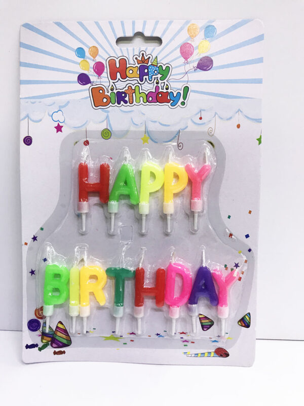Happy Birthday Yazılabilen Rengarenk Doğum Günü M.u - Görsel 2