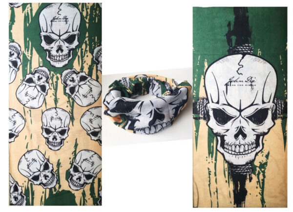 Motorcu Boyunluk Baf Buff Bandana 25x48 cm Model 5 - Görsel 2