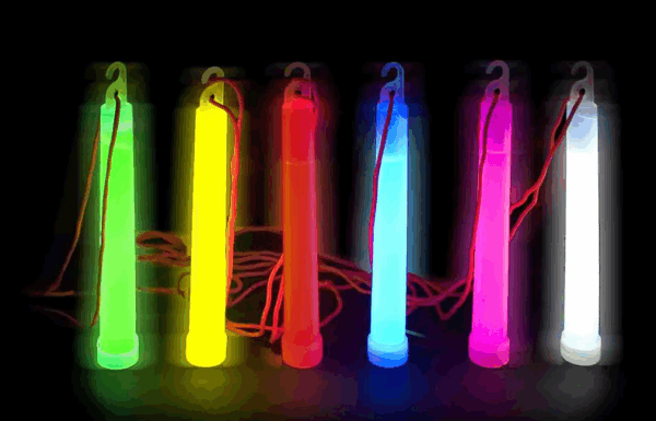 Karanlıkta Yanan Asılabilir ip Aparatlı Glow Stick Kolye Glow Stick Lamba 6 Adet 6 Renk 15 cm - Görsel 2