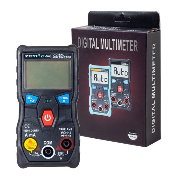 ZOYI ZT-S4 TRUE RMS MİNİ DİJİTAL ÖLÇÜ ALETİ - Görsel 3
