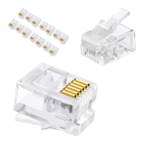 6P/6C TELEFON SOKETİ (100LÜ PAKET) - Görsel 3