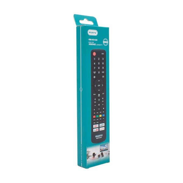 HUAYU KL HISENSE RM-HS1530 NETFLIX-YOUTUBE-PRIME VIDEO-GOOGLE PLAY TUŞLU UNIVERSAL LCD LED TV KUMANDA - Görsel 2