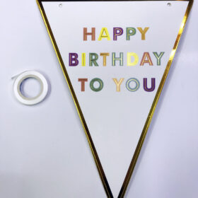 Happy Birthday To You Flama Bayrak Süs