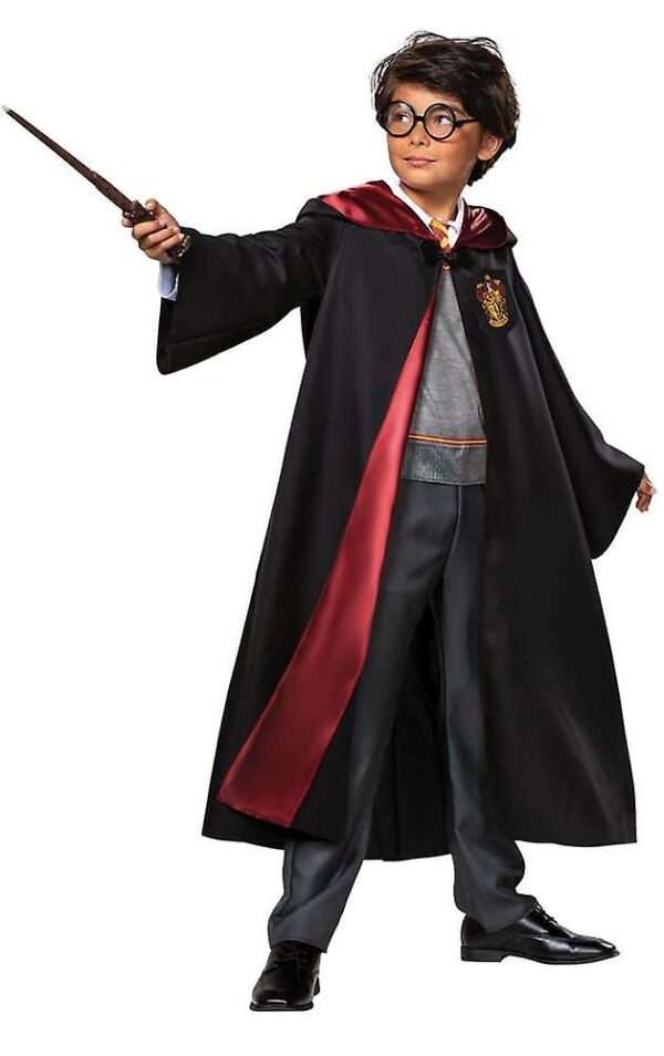 Harry Potter Gryffindor Cübbe Çocuk Boy - Harry Potter Kostümü 7-8 Yaş - Görsel 3