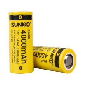 3.7 VOLT 4000 MAH 26650 ŞARJ EDİLEBİLİR PİL (TEKLİ)