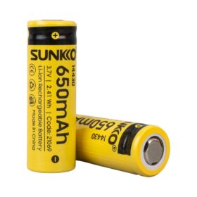 3.7 VOLT 650 MAH 14430 ŞARJ EDİLEBİLİR PİL (TEKLİ)