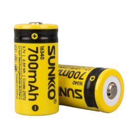 3.7 VOLT 700 MAH 16340 ŞARJ EDİLEBİLİR PİL (TEKLİ)