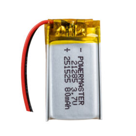 251525 3.7 VOLT 80 MAH LİTYUM POLİMER PİL