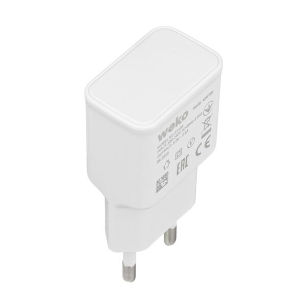 WK-21434 S6 2.1 AMPER ŞARJ BAŞLIK ADAPTÖRÜ + MICRO USB KABLO(NO:3) - Görsel 3