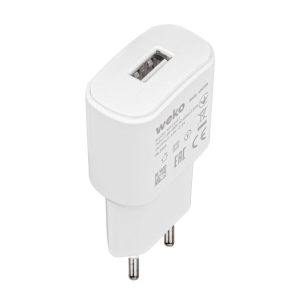 WK-21437 IP 2.1 AMPER ŞARJ BAŞLIK ADAPTÖRÜ + LIGHTNING KABLO (NO:3) - Görsel 3