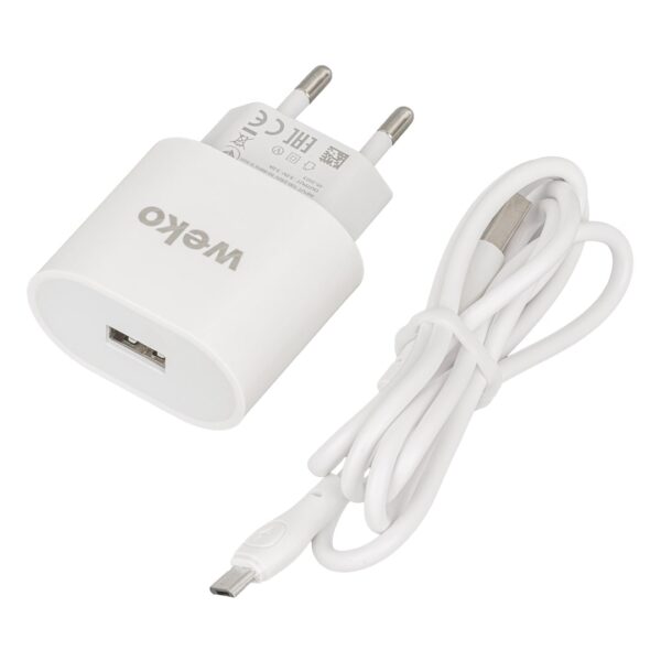 WK-21441 PDU QC 3.4 AMPER ŞARJ BAŞLIK ADAPTÖRÜ + MICRO USB KABLO (NO:1) - Görsel 4