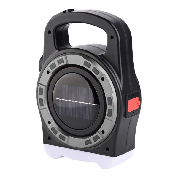 HB-6678C COB LEDLİ 20 WATT 3 KADEMELİ ŞARJ EDİLEBİLİR USB ÇIKIŞLI SOLAR LAMBA - Görsel 2