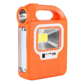 HB-6399A COB LEDLİ SOLARLI 3 KADEMELİ USB ÇIKIŞLI ŞARJLI IŞILDAK FENER (1 ADET AMPULÜ UNUTMA)