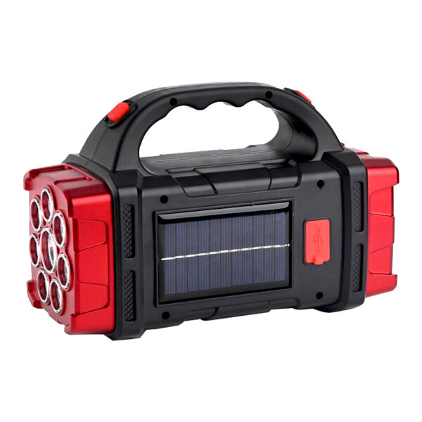 HB-1678 SOLARLI USB ÇIKIŞLI ŞARJ EDİLEBİLİR 38 WATT KAMP FENERİ - Görsel 2