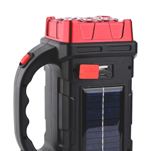 HB-1678 SOLARLI USB ÇIKIŞLI ŞARJ EDİLEBİLİR 38 WATT KAMP FENERİ - Görsel 3
