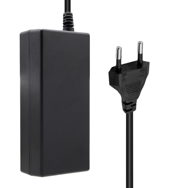 24 VOLT - 2 AMPER 5.5*2.5 UÇLU YERLİ ÜRETİM PLASTİK KASA MASAÜSTÜ ADAPTÖR - Görsel 2