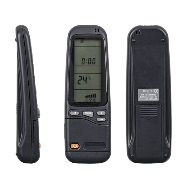 KK RC-3I-1 SİYAH KLİMA KUMANDASI