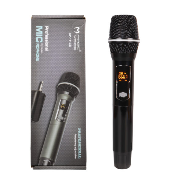 CP-111 UHF EKRANLI 1 EL KABLOSUZ TELSİZ MİKROFON