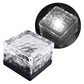 PM-21645 SOLAR LEDLİ BEYAZ TUĞLA GÖRÜNÜMLÜ BAHÇE DEKORASYON AYDINLATMA