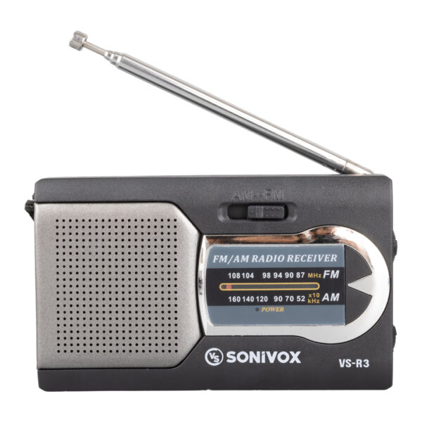 VS-R3 SİYAH RENK CEP TİPİ ANALOG FM RADYO