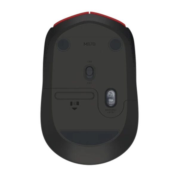 M171 USB KIRMIZI KABLOSUZ MOUSE - Görsel 3