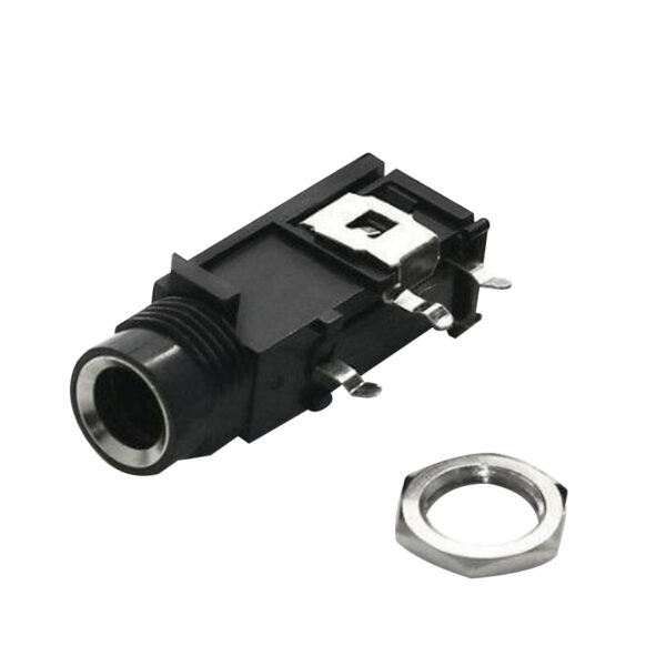 6.3 MM GİTAR JACK MONO YATAY ŞASE (ZE-1061) - Görsel 2