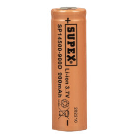 14500-900D LİTYUM ION 3.7 VOLT 900 MAH ŞARJ EDİLEBİLİR DÜZ KAFA BAŞLIKSIZ PİL TEKLİ