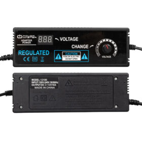 PM-22380 3 VOLT - 12 VOLT - 10 AMPER 5.5*2.5 MM UÇLU VOLTAJ KADEMELİ ADAPTÖR