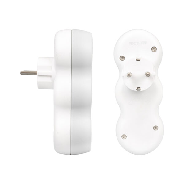 VE-2211-3GW A CLASS 3LÜ  DİKEY ÇOKLU PRİZ (MADE IN MALAYSIA) - Görsel 2